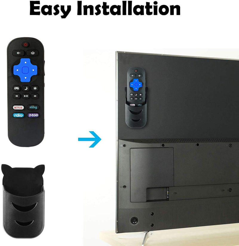 Replacement NS-RCRUS-16 Remote Control Compatible with Insignia Roku TV with Netflix Sling Rdio MGO Shortcuts with Remote Holder