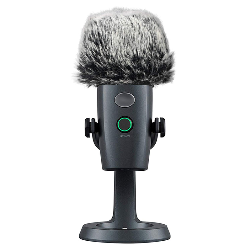 [AUSTRALIA] - Mic Furry Windscreen Muff for Blue Yeti Nano Condenser Microphone, Mic Cover Microphone Fur Pop Filter by SUNMON 