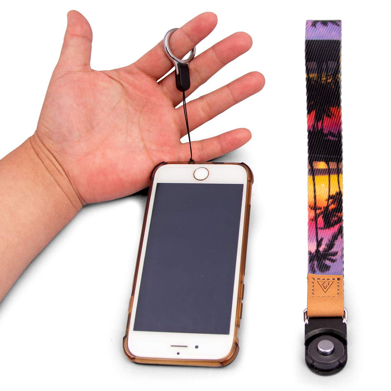 Phone Lanyard Detachable Ring Universal Phone Neck Strap Soft Phone Lanyard Neck Strap Case Holder smartphone Strap Coconut Grove