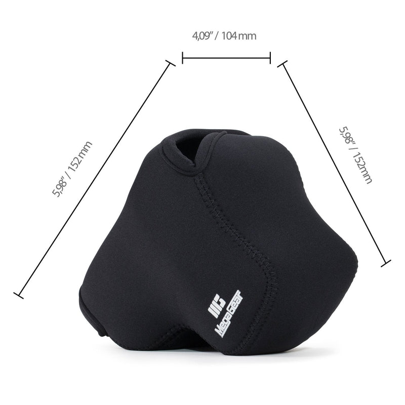 MegaGear Ultra Light Neoprene Camera Case Compatible with Panasonic Lumix DMC-FZ300 Black