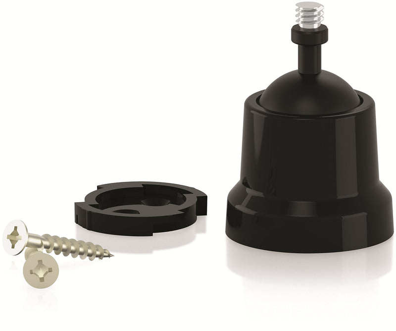 Arlo Certified Accessory - Outdoor Mount - Pack of 2, Swivel Base, Compatible with Arlo Ultra, Ultra 2, Pro, Pro 2, Pro 3, Pro 4, Essential and Arlo Wire-Free Cameras, Black - VMA4000B Knob Mount - Black
