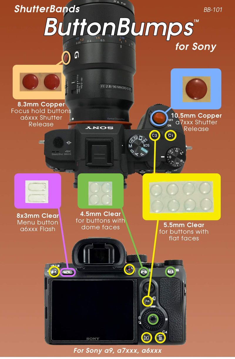[AUSTRALIA] - ShutterBands Enhancement Kit - 5 Accessories for use with Sony E-Mount Cameras 