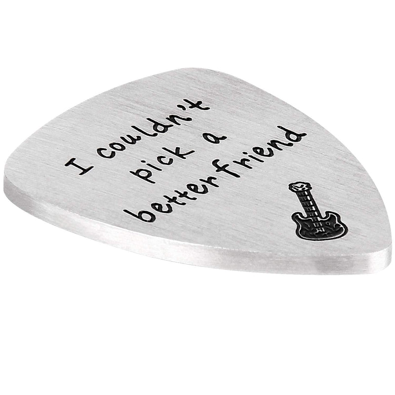 Guitar Pick, I Couldn’t Pick A Better Friend, Anniversary Gift for Musician Guitar Player Best Friends Christmas Gifts