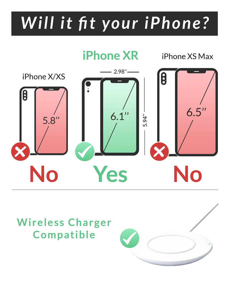 LUPA iPhone XR Wallet case, Durable and Slim, Lightweight with Classic Design & Ultra-Strong Magnetic Closure, Faux Leather, Chocolate Brown, for Apple XR iPhone XR (6.1 inch diagonal screen size)
