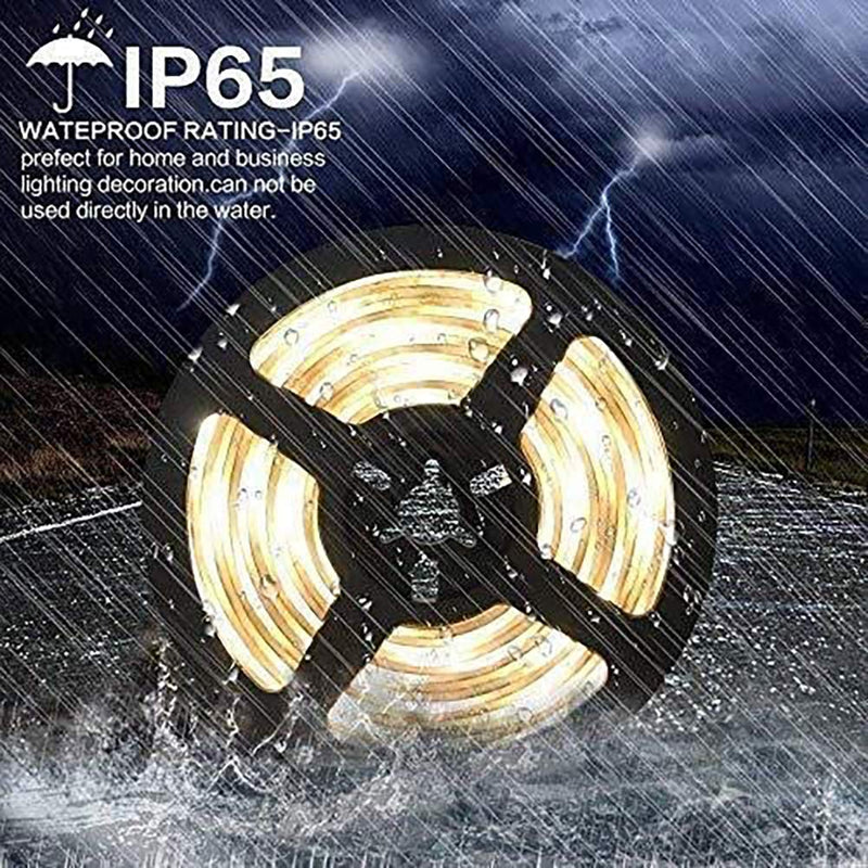 [AUSTRALIA] - 2M 60Led Strip Lights Battery Operated Waterproof with Remote, Timer, 8 Modes, Dimmable, Self-Adhesive, Cuttable, Warm White Strip Lights for TV PC Kitchen Cabinet Bedroom Bathroom Desk Decor 