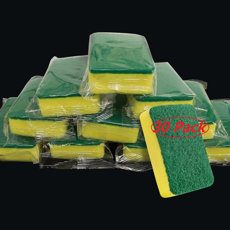 Sponge Individually Wrapped,Individually Wrapped Sponges-Round (30Pcs)