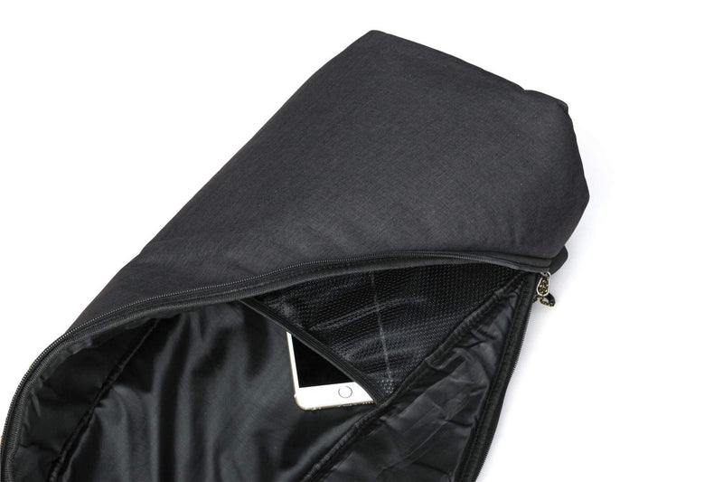 Glenmi Black Ukulele Case Bag for Both Soprano Concert Ukulele 21'' 23'' 24'',10mm Sponge Padded (Soprano/Concert) Soprano/Concert