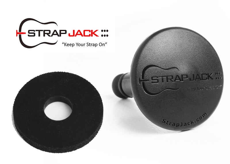 Strap Jack Guitar Strap Lock System For Acoustic - Electric Guitars (1 Pack) 1 Pack