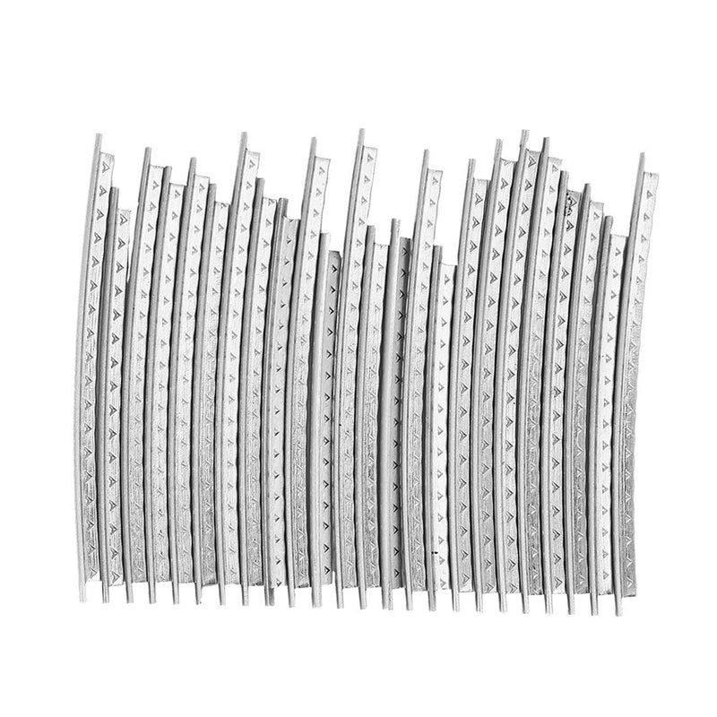 48 pcs Guitar Fret Wires Guitar White Copper Fret Wire Fretwire Set Accessory for Electric Guitars 2.2 mm / 0.087in