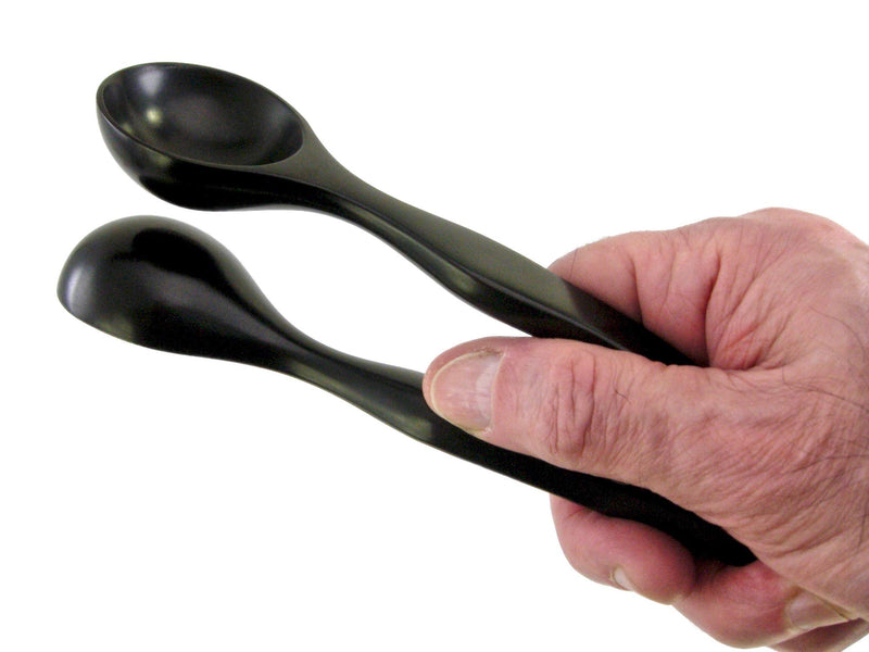 Pea Patch Ebony Musical Spoons (Gumbo Style), Regular - w/free instruction booklet