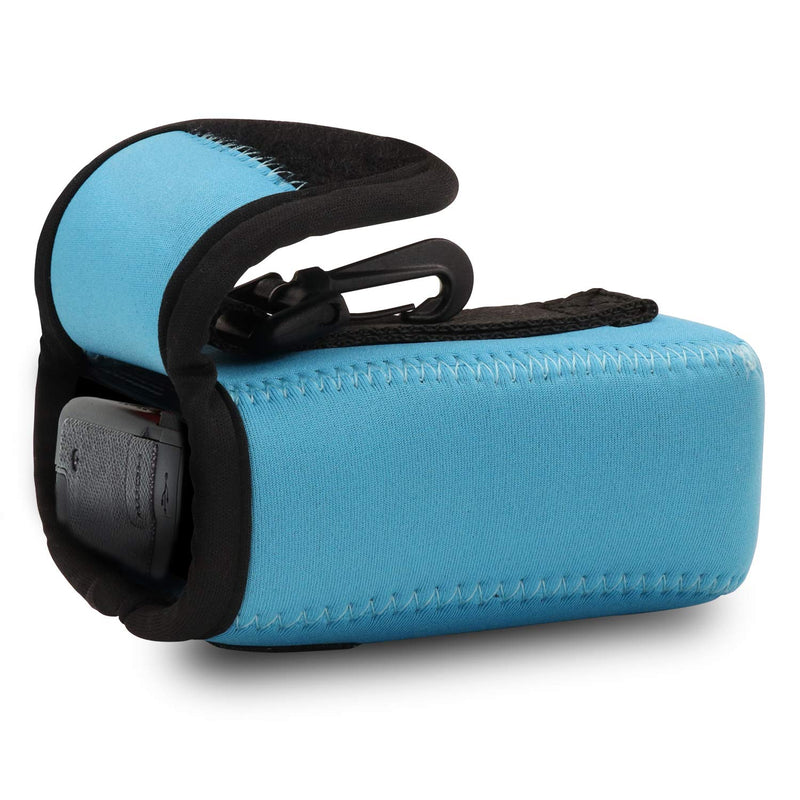 [AUSTRALIA] - MegaGear Ultra Light Neoprene Camera Case Compatible with Canon PowerShot G7 X Mark III, G5 X Mark II, G7 X Mark II, Nikon Coolpix AW130, S9900, Canon PowerShot G7 X Blue 