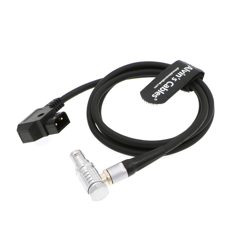 Alvin's Cables Red Epic Scarlet Flexible Thin Power Cable D Tap to Right Angle 1B 6 Pin Female Right angle 6pin 39in