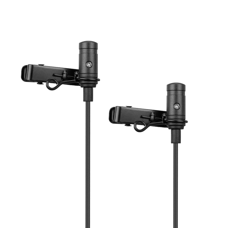 Saramonic 2-Person Digital Lavalier Microphone with Lightning, USB-C & USB-A Output for iPhone, iPad, Android Devices & Computers with Headphone Output (LavMicro+DC2M) 2-Person Lavalier