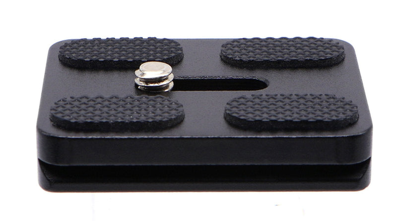 HITHUT PU-50 50mm Universal Quick Release QR Plate with D-Ring Screw for Tripod Monopod Ball Head DSLR Camera, Arca-Swiss Compatible