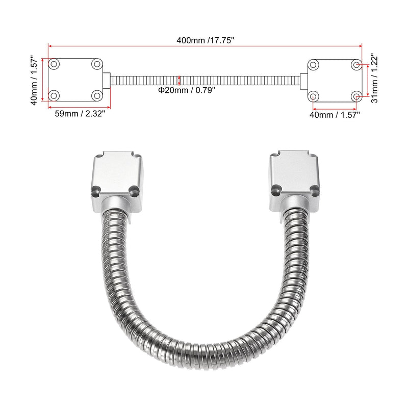 [AUSTRALIA] - uxcell Flexible Door Loop Wire Protection Sleeving with Ends 400mm x 14mm 