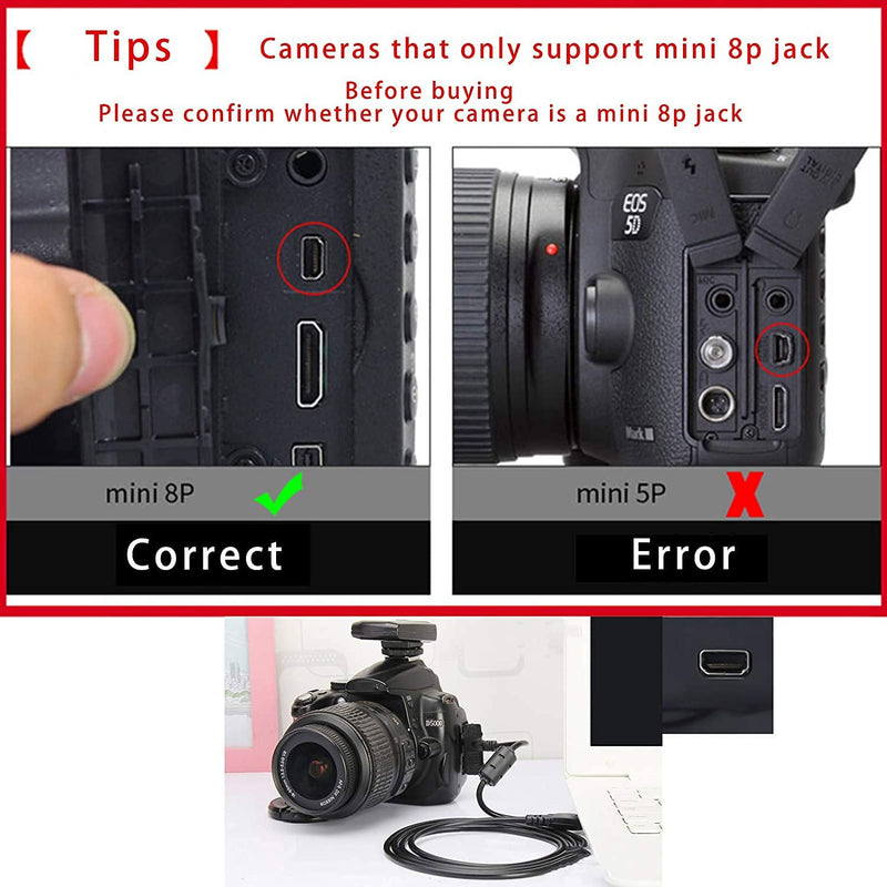 Replacement Camera Transfer Data Sync Charger Charging Cable Cord Replacement for Fujifilm FinePix J10 J100 J110w J12 JV160 JV170 and More (4.9ft)