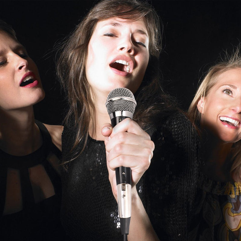 Wired Microphone Professional Dynamic Vocal Microphone Mic Handheld System With On/Off Switch for Karaoke, House Parties