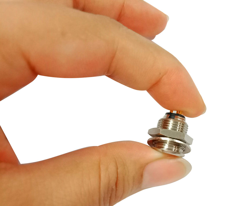 [AUSTRALIA] - zdyCGTime DIY 3 Pin Mini XLR Adapters 3 Pin Mini XLR Male Socket Connector for Mic (Microphone) and Chassis Panel Mount XLR Aviation Circular Plug Connector(2 Pack) 