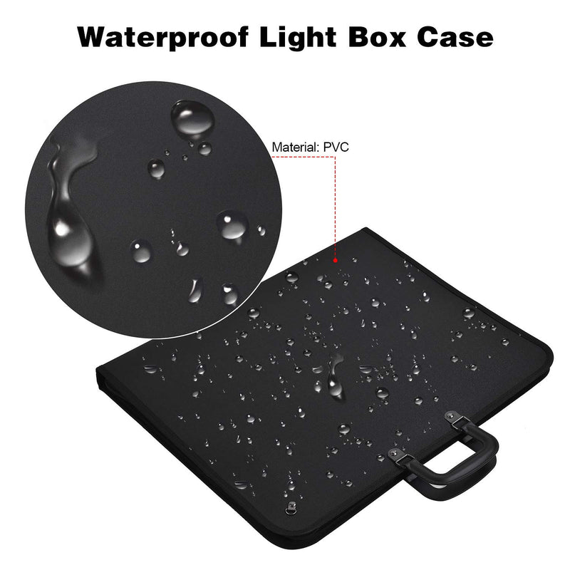 Protective Case for A3 Diamond Painting Light Pad Light Box, 20Inch by 16Inch Carrying Bag Travel Storage Case A3 Light Tablet Cover with One Clip A3 Size Light Box Case