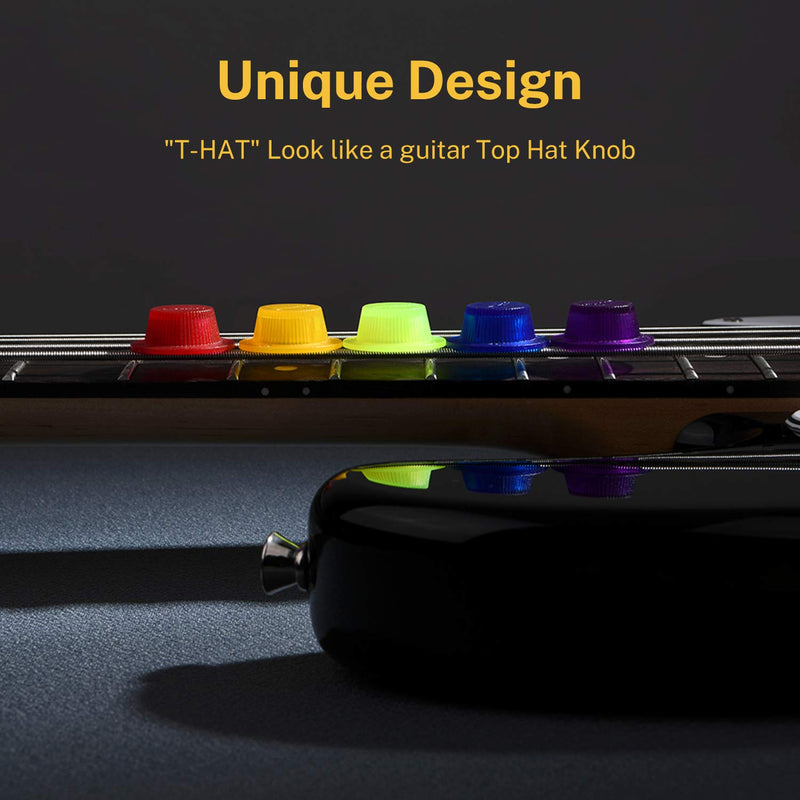 [AUSTRALIA] - Donner T-HAT Guitar Effect Pedal Footswitch Topper, Fashion Hat Design, Anti-Slip Surface, Protection Cap for Guitar Effect Pedal, Make Effect Footboard More Efficient 