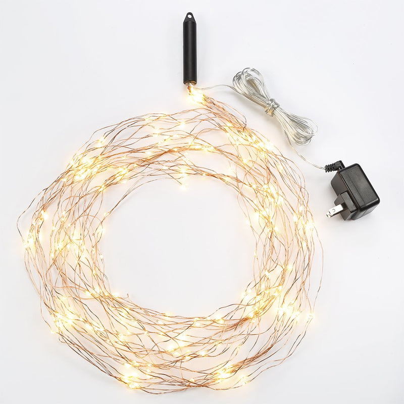 [AUSTRALIA] - Bulbrite 810066 Indoor LED Starry String Lights-Multi (Plug-in) -Copper Copper 