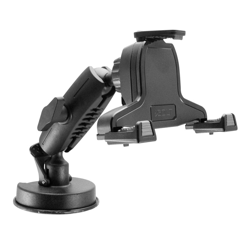 iBOLT xProDock NFC Bizmount - Phone Holder/Mount with Heavy Duty Suction Cup Base and 1.5m USB-C Cable- for Your Windshield, Dashboard - for Telematic Commuters, Fleets, Cars, Large Trucks, Vans