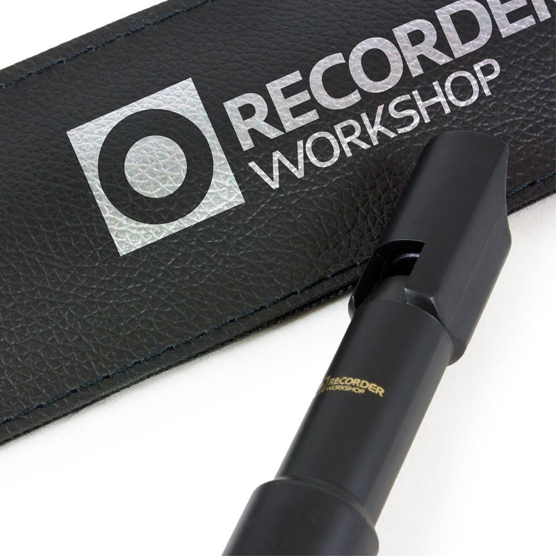 Recorder Workshop 921C Irish Whistle - Matt Black Colour & 922D Irish Whistle in D - Black + Whistle