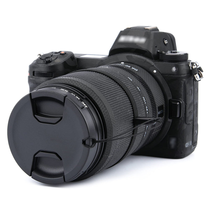 62mm Front Lens Cap Cover with Deluxe Cap Keeper for Nikon Z DX 50-250mm f4.5-6.3, Z 35mm f1.8 S, Sony E 10-18mm f4 OSS, Fuji Fujinon XF 23mm f1.4 R Lens and More Lenses with 62mm Filter Thread