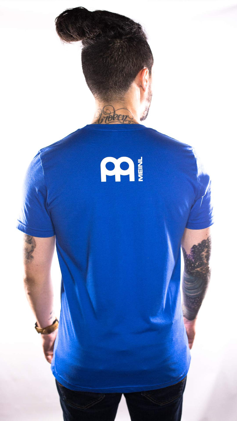 Meinl Cymbals Logo Color T-Shirt, Blue, Extra Large (S78B-XL)