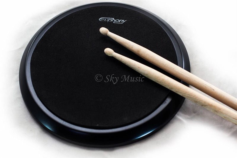 Pro Practice Percussion Drum Pad Solid Wood 8 Inch