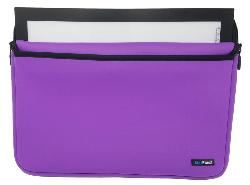 StarPlus2 A4 Sized Tracing Light Board Case 14.5" x 11" x 1" Bag Cover Sleeve Pouch Compatible with LitEnergy, Tikteck, Artdot, Mlife, Nxentc, Others - Purple Neoprene with Black Trim