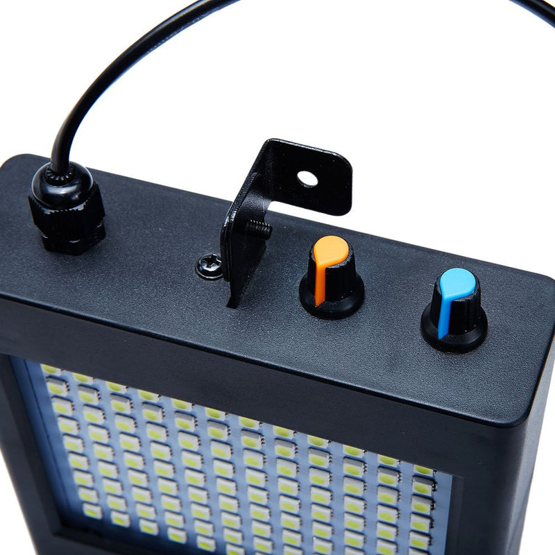 [AUSTRALIA] - XKCL Mini Strobe Light,Super-Bright RGB/White Strobe Light With 108 Mini LEDs Auto Sound Activated OR Adjustable Flash Speed Control Mode(White) 108 Led Strobe-White 