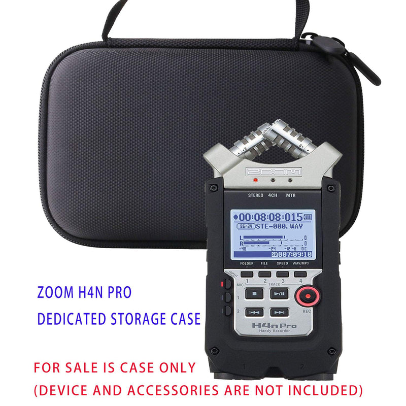 waiyu Hard Carrying Case for Zoom H4n Pro 4-Track Portable Recorder