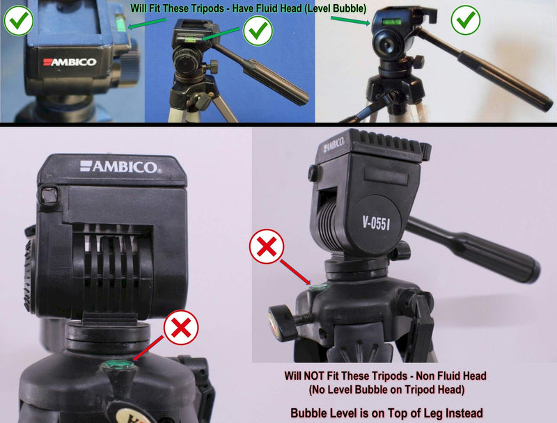 DaVoice 41mm Tripod Quick Release Plate Camera Mounting Parts Replacement for Ambico V-0552 V-0554, Sunpak 7500 Pro 7500tm 7575, Kalimar Pro-Tech V-40, Samsonite 1100 2601 Quantaray Tripod Mount 1 5/8