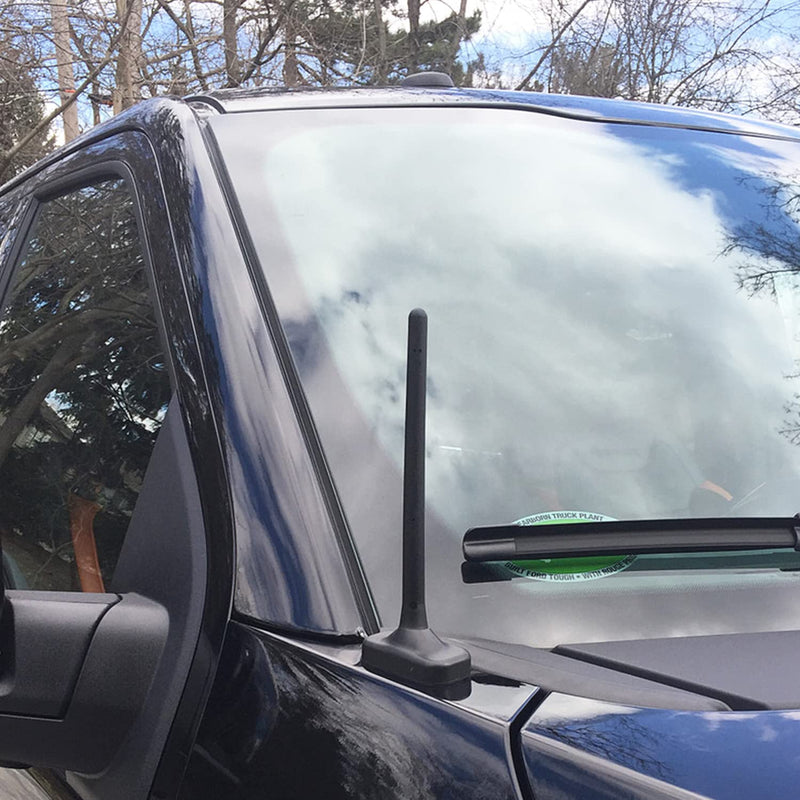 [AUSTRALIA] - KSaAuto Short Antenna for 2009-2023 Ford F150 2017-2023 Ford F250, Car Antenna Replacement for FM AM Reception, Flexible Rubber Antenna, Ford F150 Dodge Ram 1500 Accessories 6 3/4 Inch 