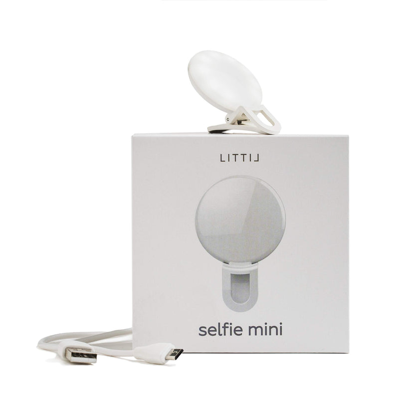 LITTIL Selfie Mini - Rechargeable Selfie Ring Light for Mobile Phone or Laptop | 3 Adjustable Light Modes | Bright LED Light Perfect for Tiktok, Influencers, Stories, Photos, Videos, & Vlogs
