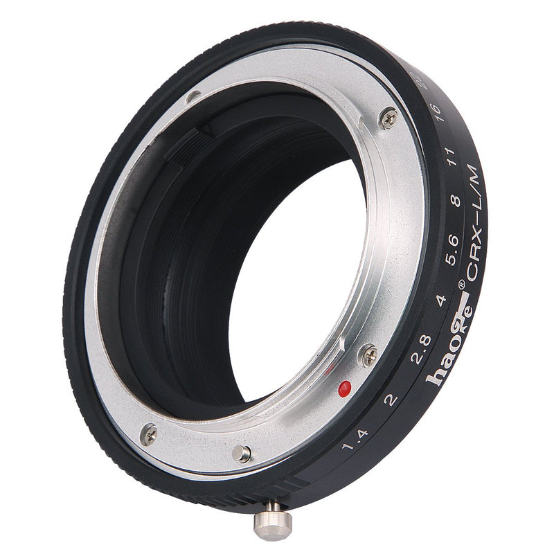 Haoge Manual Lens Adapter for Contarex CRX Mount Lens to Leica M LM Mount Camera Such as M240, M262, M3, M2, M1, M4, M5, M6, MP, M7, M8, M9, M9-P, M Monochrom, M-E, M, M-P, M10, M-A