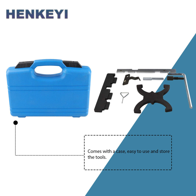 Henkeyi Engine Camshaft Timing Locking Tool Set Kit for Ford 1.5 1.6 Fiesta VCT Focus and Volvo