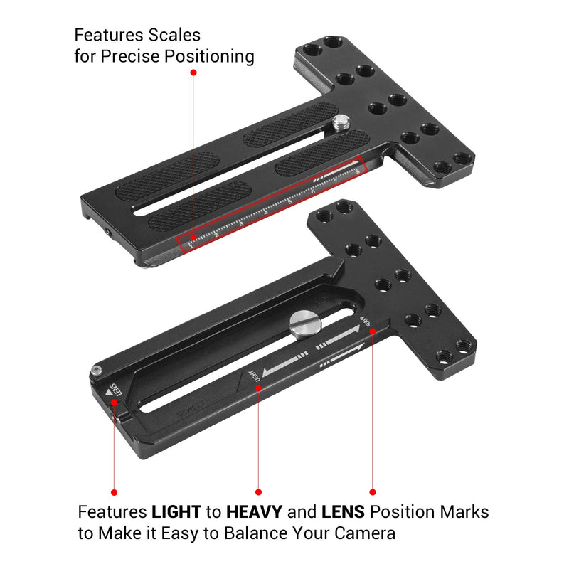 SMALLRIG Counterweight Mounting Plate for DJI Ronin SC Gimbal - BSS2420