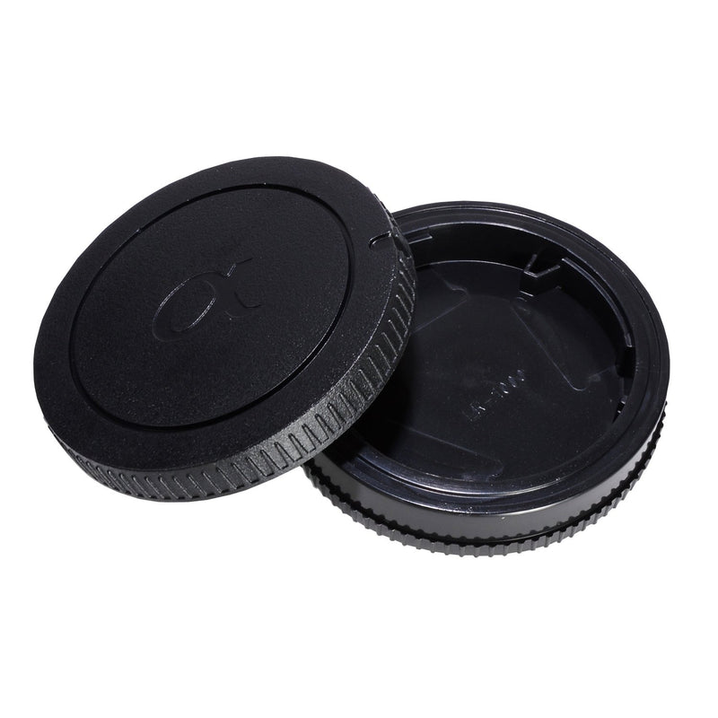 CamDesign Rear Lens Cap & Body Cap Set Compatible with Sony A100,A200-A290,A300-390,A450,A500 A550 A560,A580,A700,A850,A900,SLT-A35 A33,A37,A55 A57,A65,A77,Minolta AF lenses 5D,7D,7,9xi,7xi