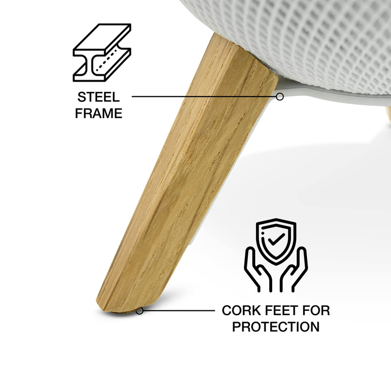 balolo Real Wood Tripod for HomePod Mini (White Oak) White Oak