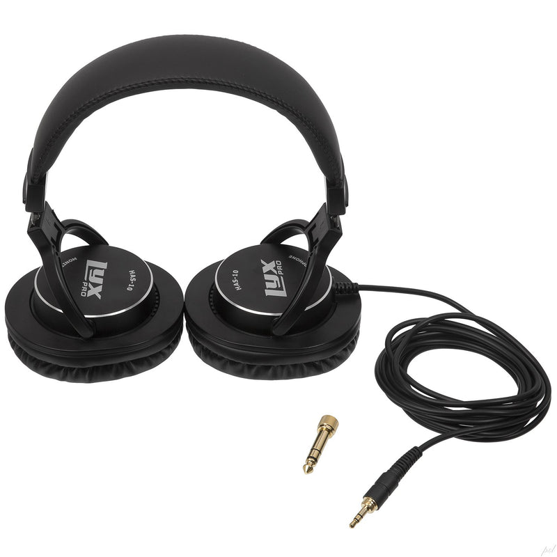 [AUSTRALIA] - LyxPro HAS-10 Closed Back Over Ear Professional Studio Monitor And Mixing Headphones,Music Listening,Piano,Sound Isolation, Lightweight And Flexible Wired 