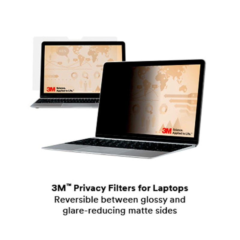 3M Privacy Filter for 14" Laptop - Touchscreen Compatible - Works for Lenovo X1 Carbon Touch - TF140W9B, Black