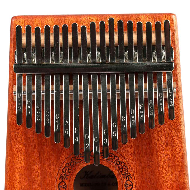 Hidear Thumb Piano Kalimba 17 keys Finger Piano 17 Tone Musical Toys with Instruction and Tune Hammer, Portable Thumb Piano Okoume