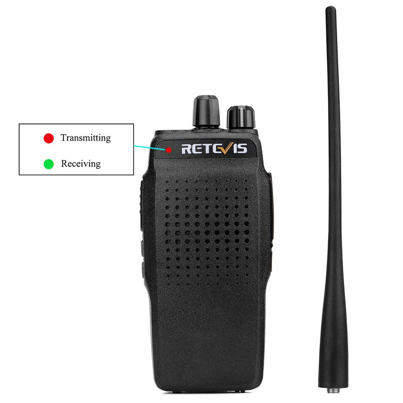 Retevis RT26 Two Way Radios Long Range Rechargeable UHF High Power 3000mAh VOX Heavy Duty Long Distance Walkie Talkies(1 Pack)