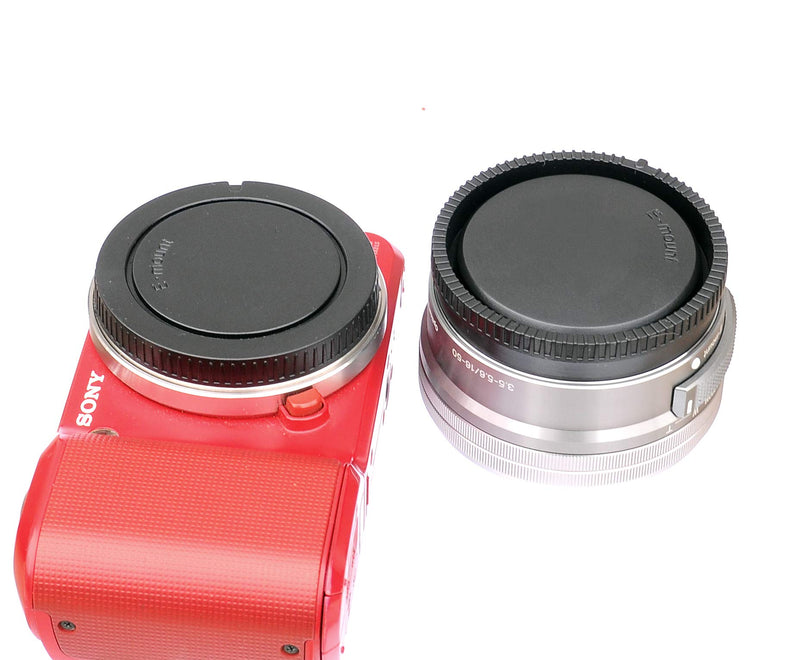 (5 Packs) Fotasy E Mount Rear Back Lens Cap Body Cap, Sony EMount Camera Lens Cover Body Cap, FE Lens Cap fits NEX5T NEX-6 NEX-7 a6500 a6400 a6300 a6000 a5100 a5000 a3500 a3000 A7 A7R A7S II III A9
