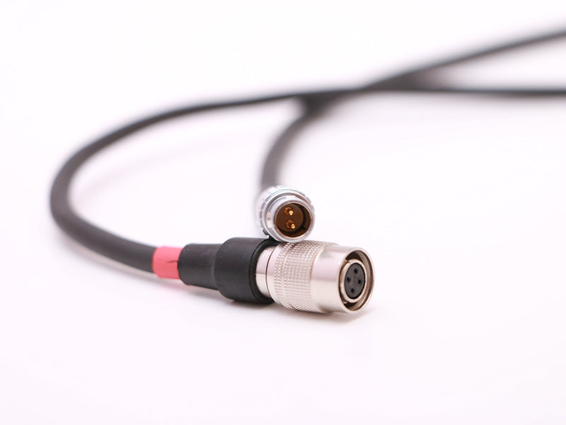 Male 0B 2pin to Female 4pin Hirose Power Cable 1.96ft for SmallHD DP7 DP7-Pro,AC7-OLED