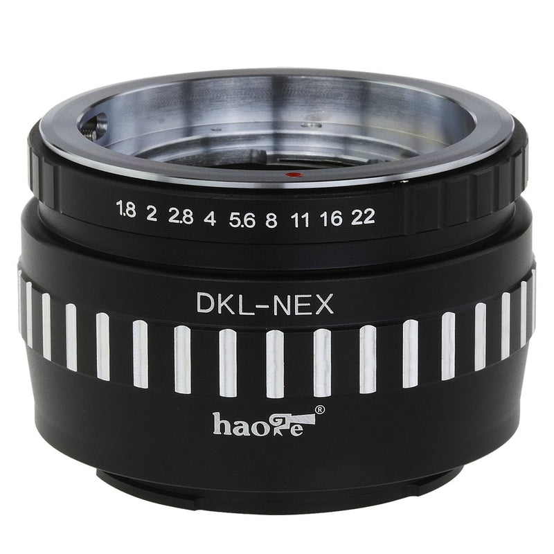 Haoge Lens Mount Adapter for Voigtlander Retina DKL Mount Lens to Sony E Mount NEX Camera as a3000 a3500 a5000 a5100 a6000 a6400 a6500 A7 A7R A7S A7II A7RII A7SII A7III A7RIII A9 EA50 FS7 FS5 FS7II