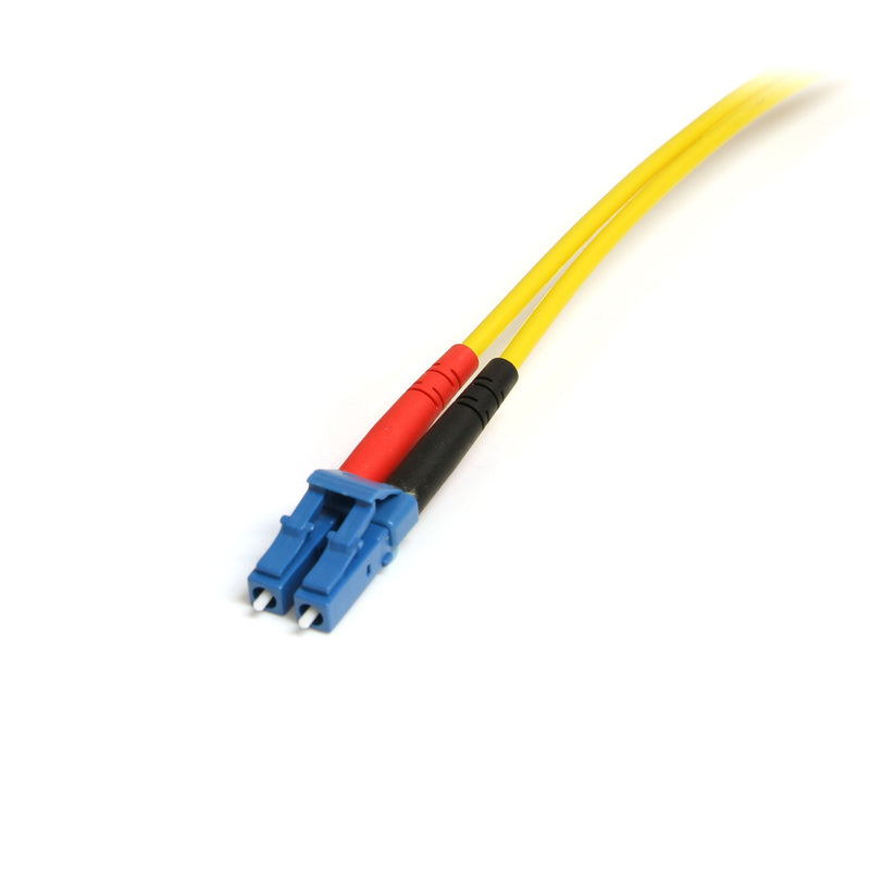 StarTech.com 4m Fiber Optic Cable - Single-Mode Duplex 9/125 - LSZH - LC/SC - OS1 - LC to SC Fiber Patch Cable (SMFIBLCSC4) Yellow 13 ft / 4 m