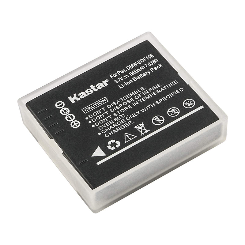 Kastar Battery (1-Pack) for Panasonic DMW-BCF10 DMW-BCF10PP A59 & Lumix DMC-FS12 FS15 FS25 FS4 FS42 FS6 FS7 FX40 FX48 FX500 FX550 FX580 F2 F3 FH1 FH20 FH22 FH3 FT3 FT4 FX68 FX700 FX75 TS1 TS2 TS3 TS4